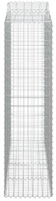 Cestos gabião arqueados 10 pcs 200x50x180/200 ferro galvanizado