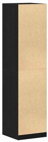 Guarda-Roupa - Carvalho Preto, 50 x 50 x 200 cm, Feito de Madeira de E