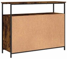 Aparador 100x35x80 cm derivados de madeira carvalho fumado