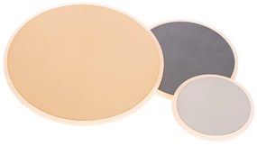Candeeiro de teto inteligente latão, aço e cinzento incl. LED - Stan Design
