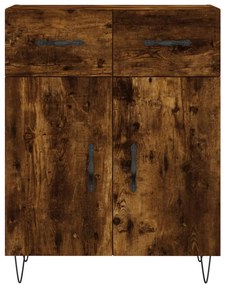 Aparador 69,5x34x90 cm derivados de madeira cor carvalho fumado
