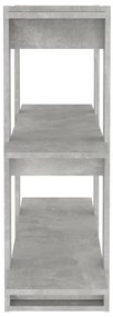 Estante/divisória 100x30x87 cm cor cinzento cimento