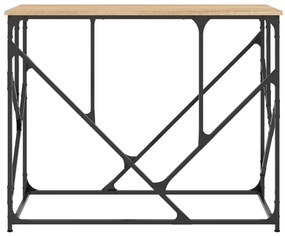 Mesa consola 100x40x80 cm derivados de madeira carvalho sonoma