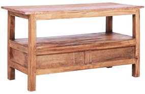 Móvel de TV 90x40x50 cm madeira recuperada maciça