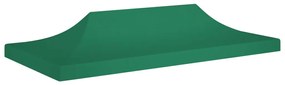 vidaXL Teto para tenda de festas 6x3 m 270 g/m² verde
