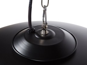 Aquecedor elétrico de teto para exterior preto KABA Beliani