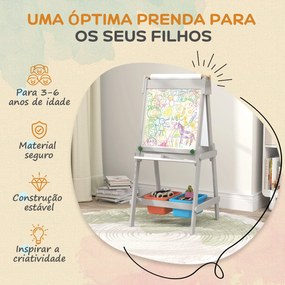 AIYAPLAY Cavalete para Crianças Cavalete de Pintura para Crianças 3 em