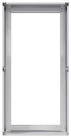 Planter 40x80x40 cm aço galvanizado
