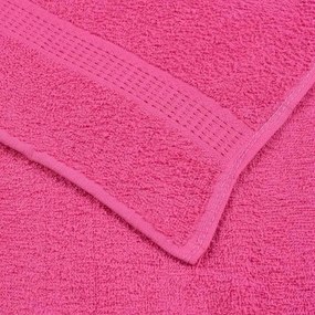 Toalhas 4 pcs 100x200 cm 360 gsm 100% algodão rosa