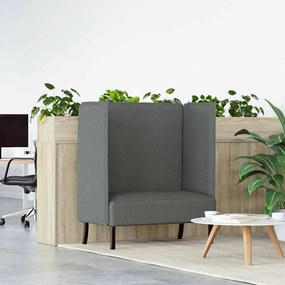vidaXL Sofá Highback Cinza Escuro 109x56x121 cm Tecido