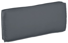 vidaXL Capa de Palete para Assento/Encosto Antracite 120x50x12 cm Tecido Oxford