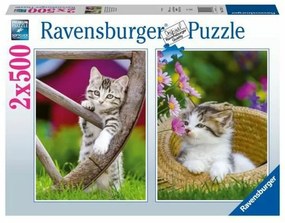 Puzzle Ravensburger Kittens 2 X 500 Peças