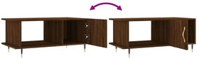 Mesa centro 90x50x40 cm derivados de madeira carvalho castanho