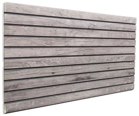Painéis de parede 3D 5 pcs 100x50 cm EPS cinzento