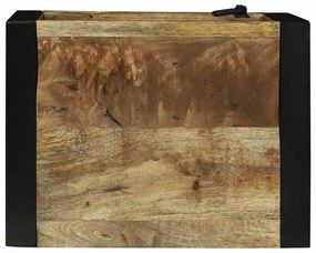 Armário de casa de banho 40x30x60 cm de madeira maciça em mangueira ás