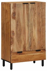 vidaXL Buffê Natural 60 x 33,5 x 100 cm Madeira Sólida de Acácia