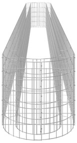 Canteiro elevado/cesto gabião 540x50x50 cm ferro galvanizado