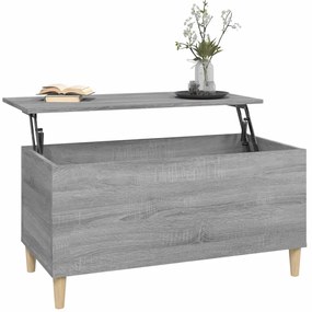 Mesa de centro 90x44,5x45 cm derivados de madeira cinza sonoma