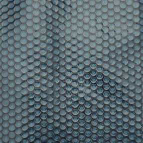 Película para piscina PE solar flutuante 500x300cm preto e azul