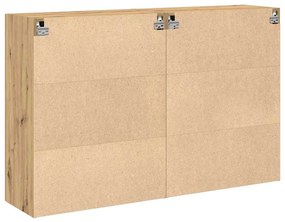 Gabinetes de Parede 2 peças Carvalho Artisan 69,5 x 34 x 90 cm Madeira