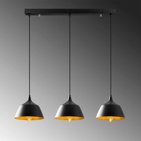 Candeeiro de Teto Dodo – Preto – 95 x 25 cm