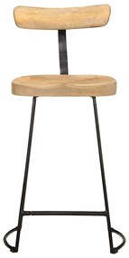 Bancos de bar 2 pcs 49x43x88 cm madeira de mangueira maciça