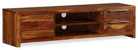 Móvel de TV madeira acácia sólida 120x30x30 cm