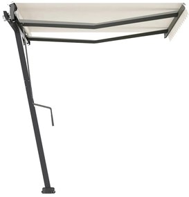 Toldo automático independente 300x250 cm cor creme