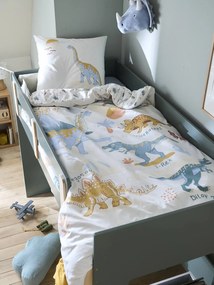 Conjunto de criança, Jurassic Camp branco estampado