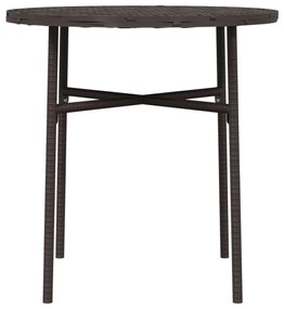 Mesa de centro 45 cm vime PE castanho