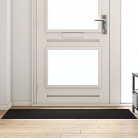 Capacho Retangular vidaXL Preto 60x180 cm