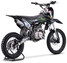 Mota cross Gasolina 125 cc para crianças e adolescentes Motors Cross GRX verde