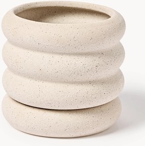 Vaso de flores com pires Rudi, Alt 12 cm