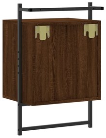 Mesas cabeceira 2 pcs 40x30x61 deriv. madeira carvalho castanho