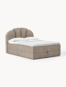 Cama boxspring com arrumação Romia