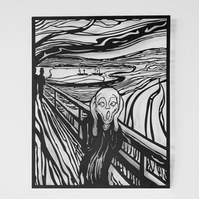 Acessório Decorativo de Parede Apt728 – Preto – 44 x 56 cm