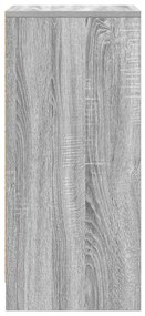 Sapateira 29,5x34x76 cm derivados de madeira cinzento sonoma