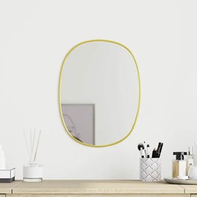vidaXL Espelho de parede 30x25 cm dourado