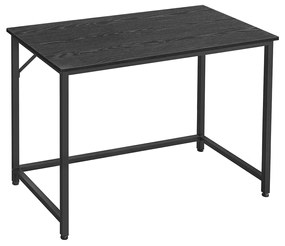 Mesa VASAGLE, mesa pequena para computador, mesa de escritório, para estudo, quarto, 50 x 100 x 75 cm, design industrial, estrutura de metal, preto LWD041B56