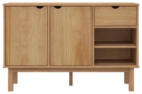 Aparador Sidney de 114 cm em Pinho Maciço - Design Escandinavo