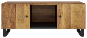Mesa de centro madeira de mangueira maciça/derivados de madeira
