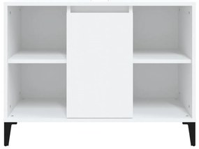 Armário de lavatório 80x33x60 cm derivados de madeira branco
