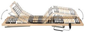 Estrado de ripas elétrico com 42 ripas 7 zonas 90x200 cm