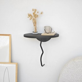 Prateleira Leo – Preto Antracite – 35x35 cm