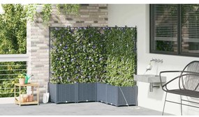 Jardineiras de Jardim 1 pc Cinzento-claro 120 x 120 x 142 cm
