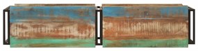 Móvel de TV 140x30x40 cm madeira recuperada maciça