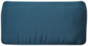 Sofá-cama de 3 lugares em tecido azul ROXEN Beliani