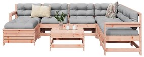 vidaXL 8 pcs conj. sofás jardim madeira abeto-de-douglas