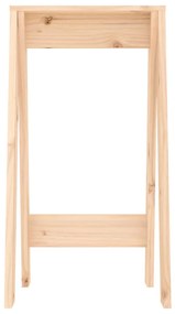 Bancos 2 pcs 40x40x75 cm pinho maciço