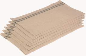Individuais de mesa em linho Landhaus, conjunto de 6